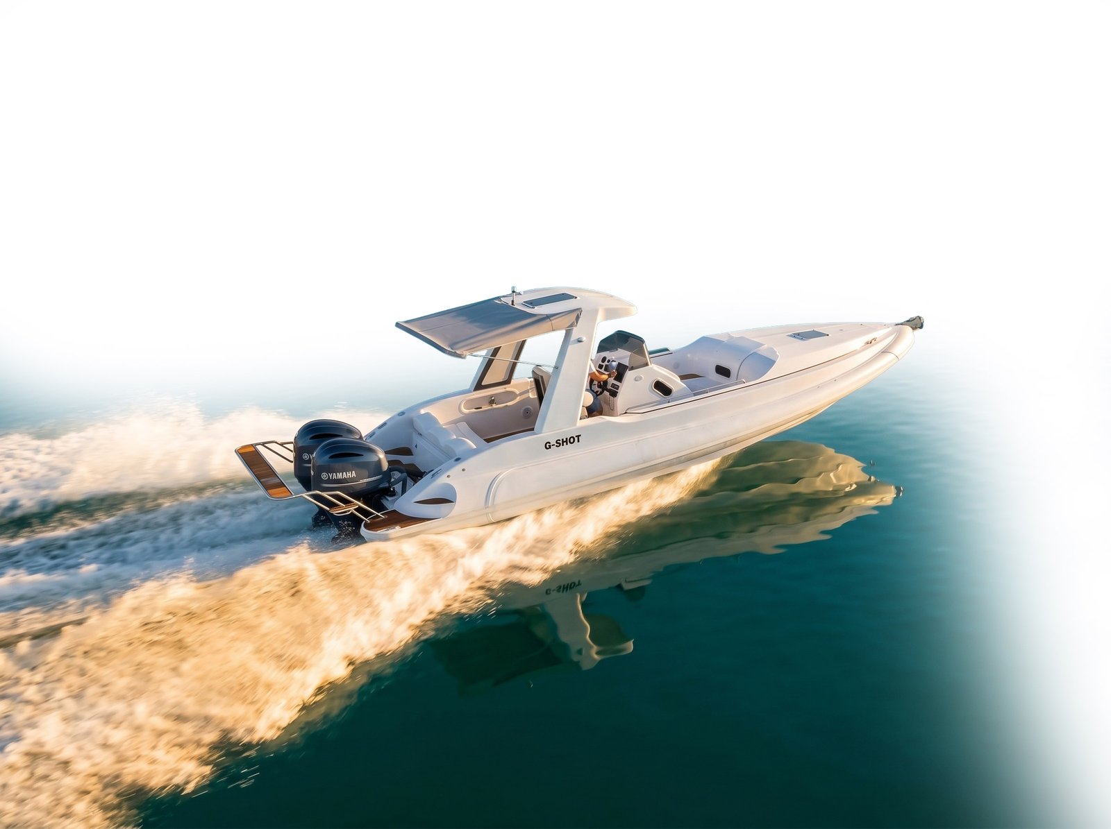 Pascoe SR9 RIB at speed